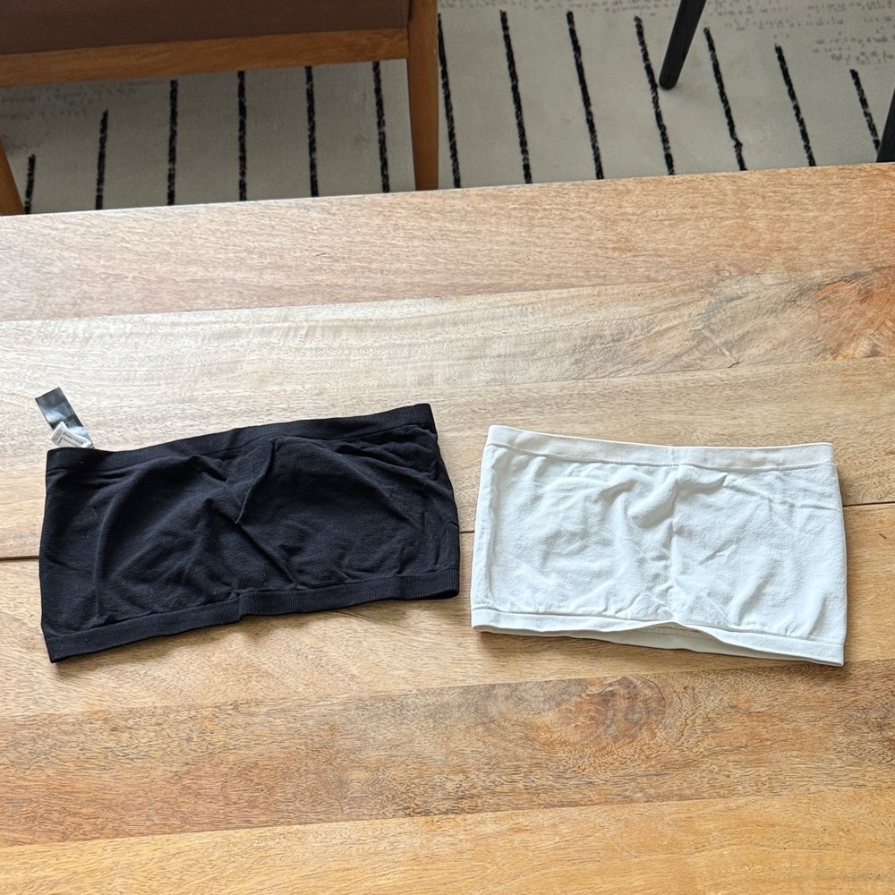 Set of 2 bandeau tops